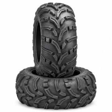 Set of 2 - 25x11.00-12 6 Ply 440 MAG