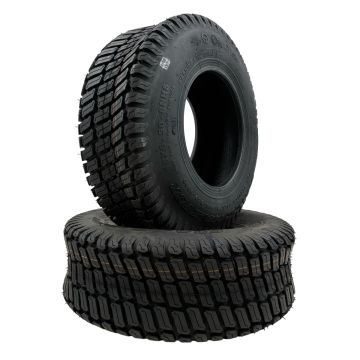 Set of 2 - 18x6.50-8 4 Ply Lawn Mower Tire