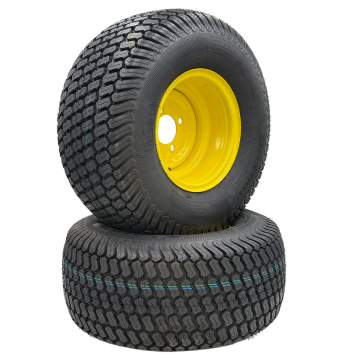 Set of 2 - 18x8.50-8 Wheel Assembly (Compatible with John Deere Zero Turns)