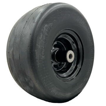 13x6.50-6 Smooth Flat Free Lawn Mower Wheel, 3/4" Bushing - Compatible with Exmark Lazer Zs