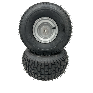 Set of 2 - 15x6.00-6 Troy Bilt & Yard Machine Compatible Lawn Mower Wheel - Fits 5/8 Inch Axle, 3 Inch Offset Hub