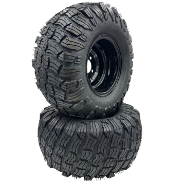 Set of 2 - 22x11.00-10 4 Ply Reaper Turf Wheel Assembly