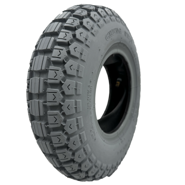 4.10x3.50-6  4Ply Gray Universal Tire w/ Tube