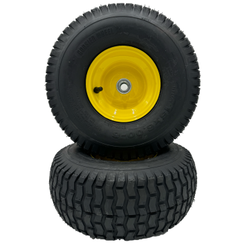 Set of 2 - 15x6.00-6 Turf Tire & Wheel - 3/4 Inch Symmetrical Hub