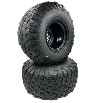 Set of 2 - 26x12.00-12 4 Ply Reaper Turf Wheel Assembly