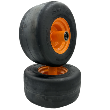 SET of 2 - 13x6.50-6 Smooth Lawn Mower Wheel Assembly (3/4 inch bore, 7.25 inch hub, Compatible with 9278 / 483050 / 482504)