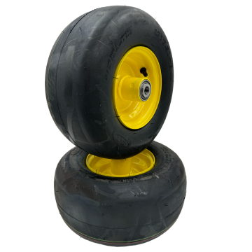 Set of 2 - 13x6.50-6 Smooth Yellow Wheel