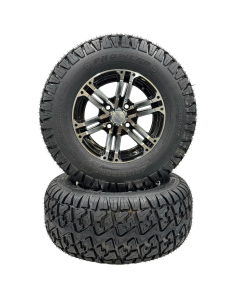 23x10.5-12 4Ply Prowler Aluminum Golf Cart Wheel - Set of 2