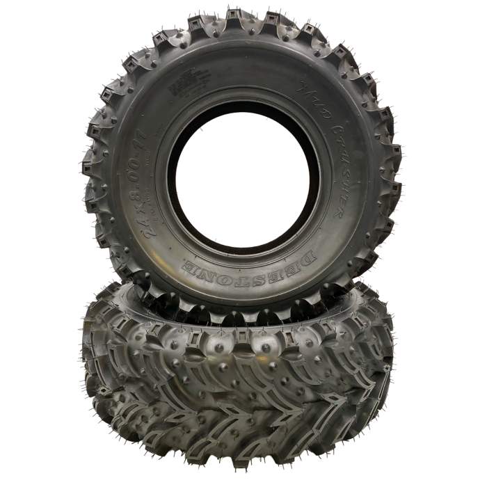 24x8.00-11 6PR Deestone Mud Crusher- ATV Tire