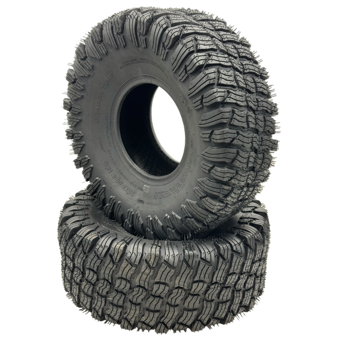 SET of 2 - 20x8.00-8 4-Ply Reaper Turf Tire