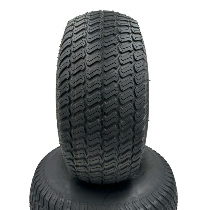 20x8.00-8 Turf Tire & Black Wheel Assembly - Set of 2 Compatible