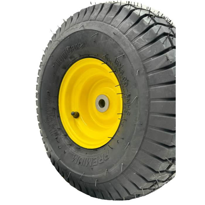 2PCS 15x6.00-6 Lawn Mower Tires,15x6-6 Front Tire Assembly Replacement