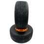11x4.00-5 Smooth Flat Free Wheel Assembly - Set of 2
