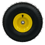 15x6.00-6 Lawn Mower and Dump Cart Wheel - 3/4 Inch Axle, 3.25 Inch Hub