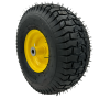 15x6.00-6 Lawn Mower and Dump Cart Wheel - 3/4 Inch Axle, 3.25 Inch Hub