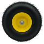 15x6.00-6 Lawn Mower and Dump Cart Wheel - 3/4 Inch Axle, 3.25 Inch Hub