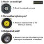 15x6.00-6 Lawn Mower and Dump Cart Wheel - 3/4 Inch Axle, 3.25 Inch Hub
