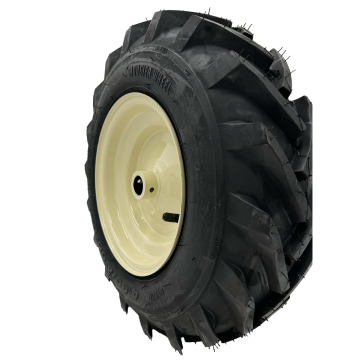 4.80x4-8 Tiller Wheel - 1" Axle  - Compatible with Cub Cadet, Troy-Bilt