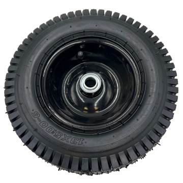 13x5.00-6 Wheel for Garden Wagons, Handcarts - 5/8 Inch Axle, 3.75" Offset Hub