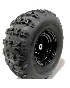 18x9.50-8 Wheel for Carts, More Traction (3/4 Axle, 3.76 Offset Hub)