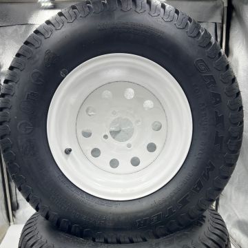 Set of 2 - 24x12.00-12 Tire and Wheel Assembly - Compatible with 109-8972 and 109-3156