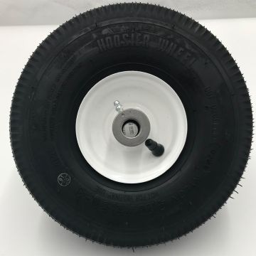 4.10x3.50-4 4Ply Sawtooth White Wheel Assembly (Compatible with Toro #105-3471)