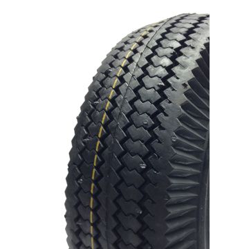 4.10x3.50-6  4Ply Sawtooth Tire w/Tube