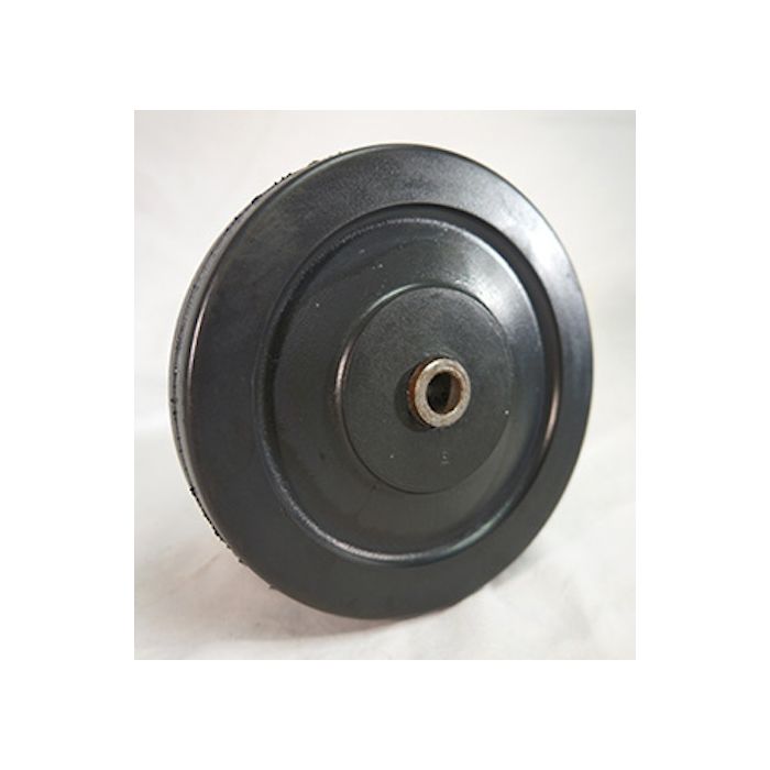 black rubber wheel